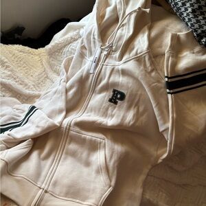 Victoria secret pink full zip sweater